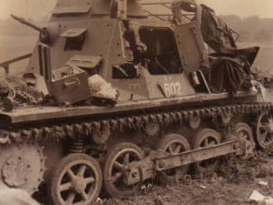 Танк ПЗ-1 легкий танк германии разбитый